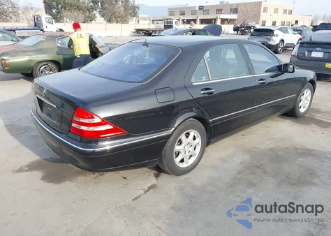 2002 Mercedes-Benz S 500 из США, поврежденный, VIN WDBNG75JX2A239708